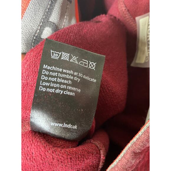 LNDR Maroon jogger sweatpants size Medium - Picture 8 of 9